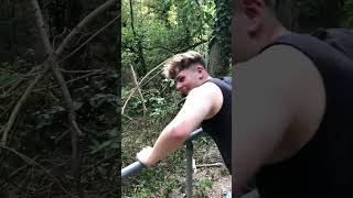 Armdrcken Verlierer  Grtel rip Rcken shorts