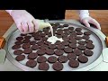 Massive OREO ice cream rolls street food - ايس كريم رول أوريو