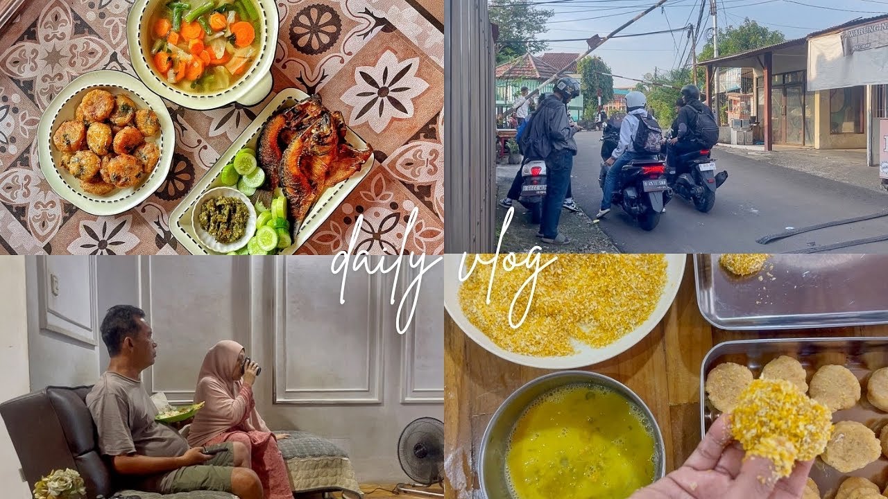 #dailyvlog  RUTINITAS IRT/ STOK PERKEDEL, NUGGET DAN BACEMAN/ PAGIKU YANG SIBUK/ SUN RISE DARI ANYER