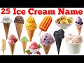 🍦25 Ice Cream Names | बच्चों के लिए मजेदार आइसक्रीम के नाम हिंदी और इंग्लिश में | GK Kids Study