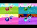 Red Ball 4 | Blue Ball Vs Green Ball Vs Ghost Ball Vs Red Ball with All Colour World | Gameplay