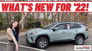 2022 RAV4 XLE Changes!! PLUS Factory Option Package Upgrades!