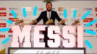 Inside Messi's fifth golden shoe award ceremony  | BEHIND THE SCENES