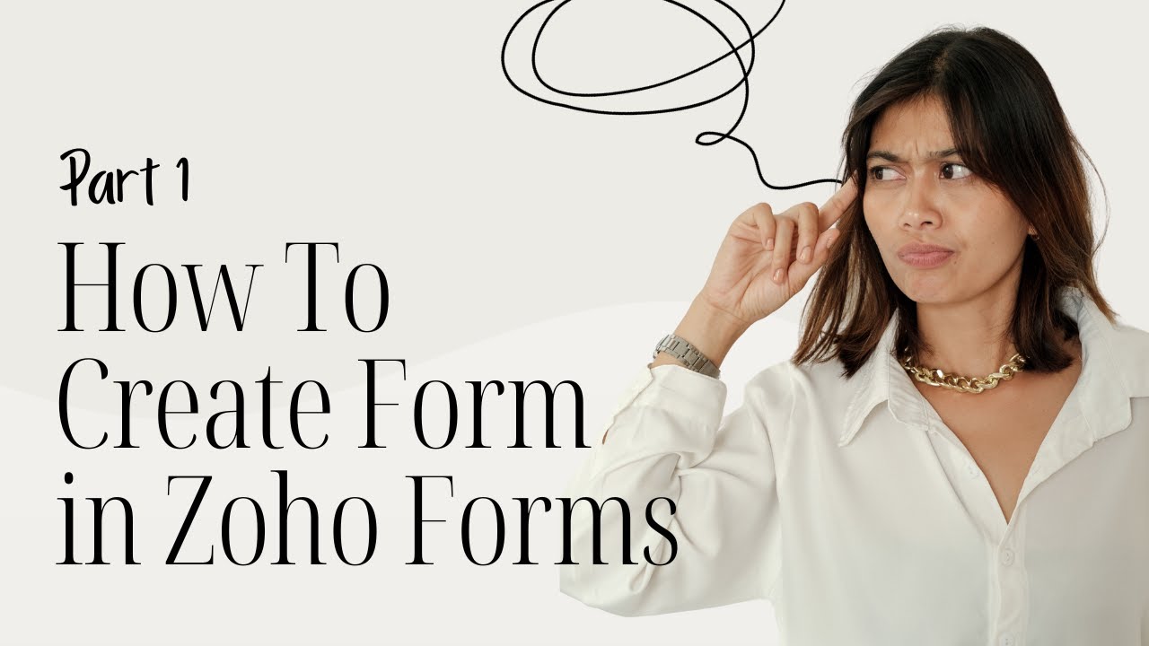 How to create Form In Zoho Forms in Hindi ! - YouTube
