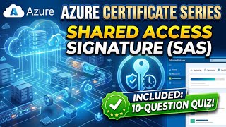 Master Azure SAS Token | AZ-104 & AZ-204 Exam Prep + Quiz screenshot 3