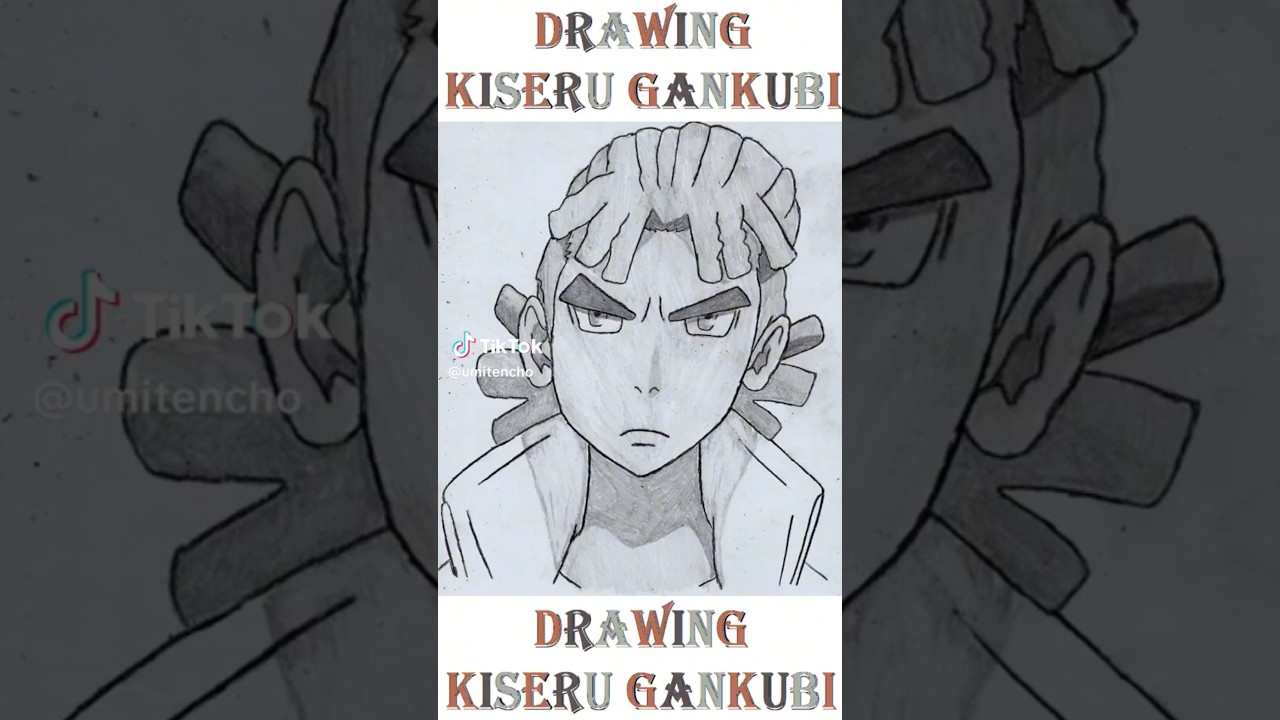 Drawing Kiseru Gankubi. 