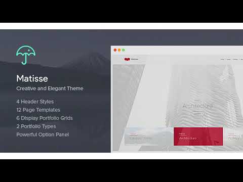 Matisse - Creative & Elegant Theme | Themeforest Website Templates and Themes