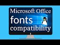 Better Microsoft Office fonts compatibility on Linux