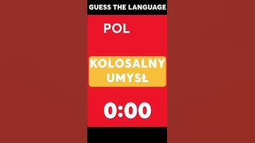 Can You Guess The Language By Their Words in 5 Seconds? | Colossal Mind #shorts