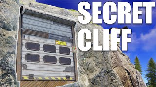 i built a secret solo cliff base...