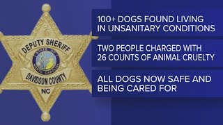 Over 100 dogs rescued from suspected Davidson County puppy mill