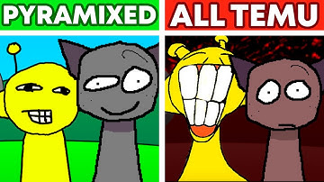 Incredibox Sprunki Pyramixed But All Temu Core (NEW MOD) Normal VS Horror