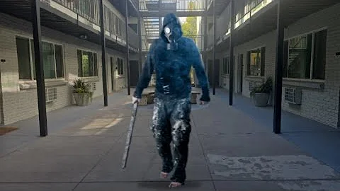 Backrooms - level 13 "Infinite apartments" outdoor part (found footage)