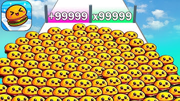 Top Satisfying Mobile Game FOOD RUN New Tiktok Gameplay Walkthrough Latest Update Freeplay