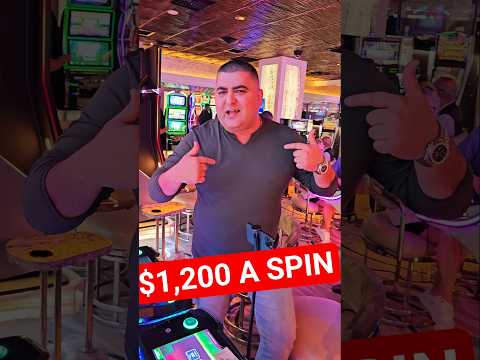 OMG $1,200 A Spin MEGA JACKPOT At Casino #Shorts #Slots #Jsckpot