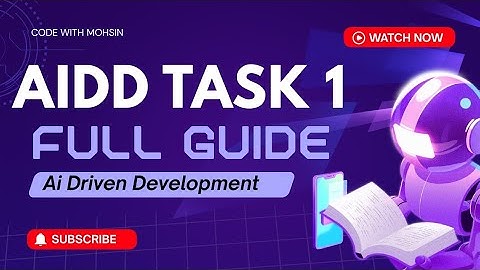 AIDD 30-Day Challenge Task 1 Full Explanation | AI-Native Turning Point |