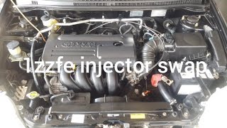 2003 Toyota Corolla Fuel Injector replacement 1ZZFE 23 years of squirtin 😬..