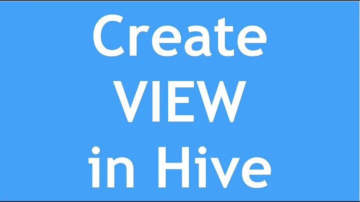 Hive Tutorial - 22 : Hive Views | Create View in Hive | Views in Hive