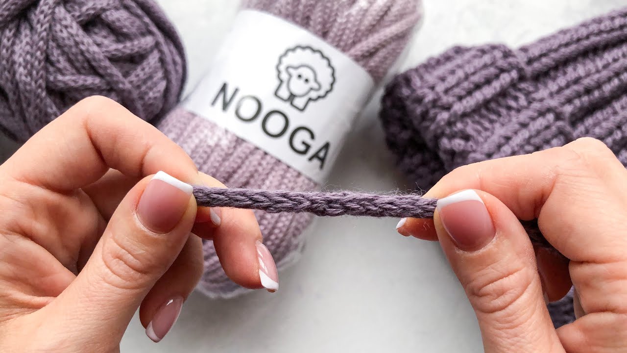 Как незаметно соединить нить (шнур) пряжи Nooga. Идеальное соединение нити.