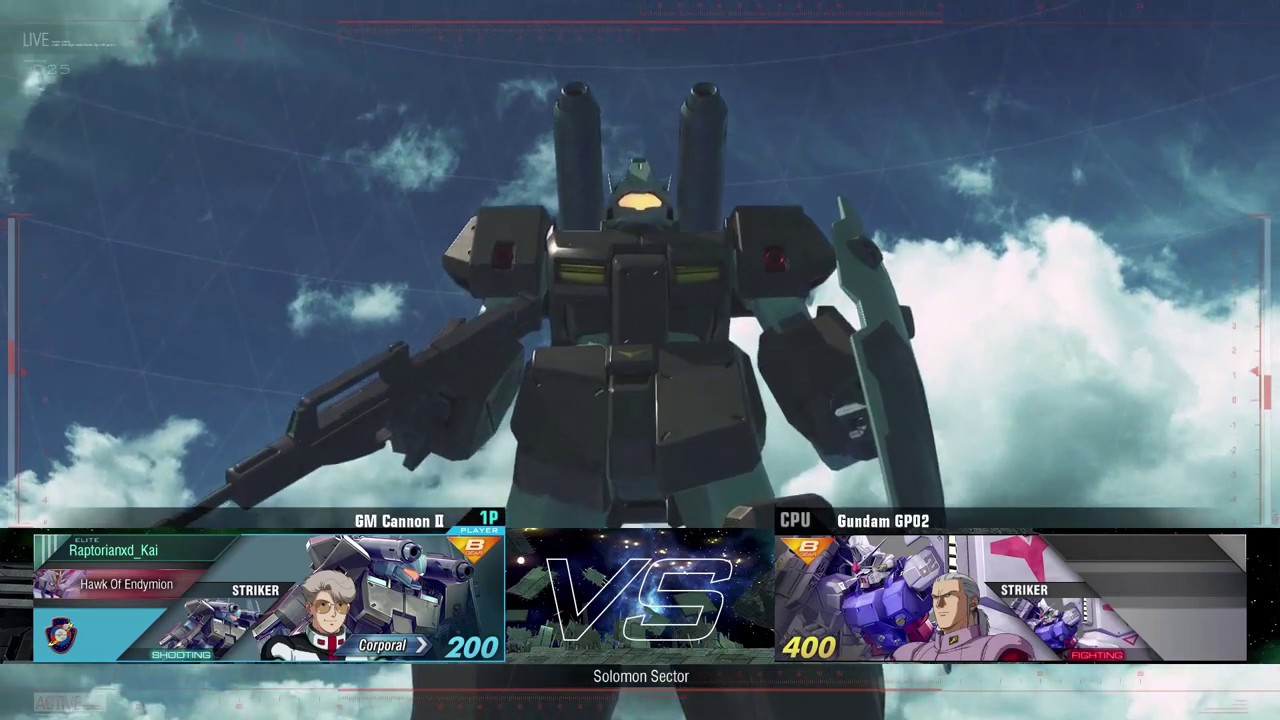 Gundam Versus: Suit Breakdown (GM Cannon II)