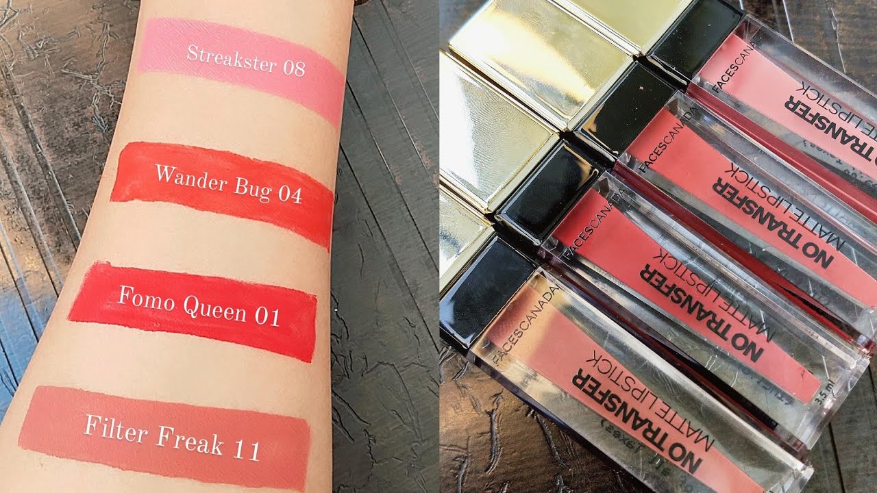 faces canada no transfer matte lipstick