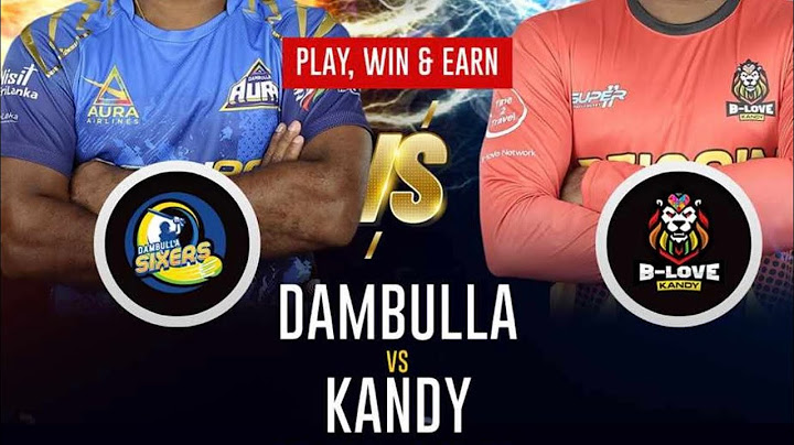 Lanka Premier League 2024 Kandy VS Dambulla