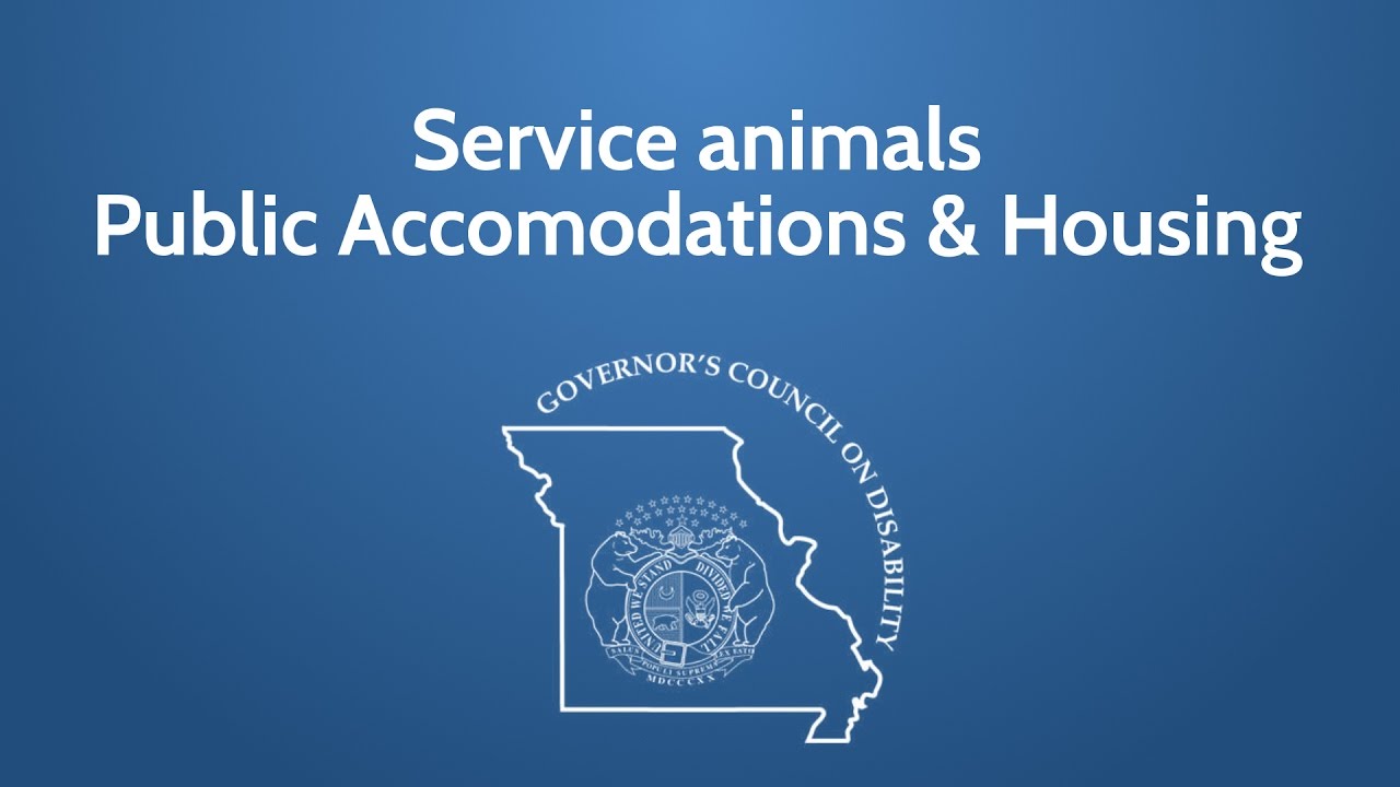 The Rights of People Who Use Service Animals in Public Places and Housing (Voiceover version)