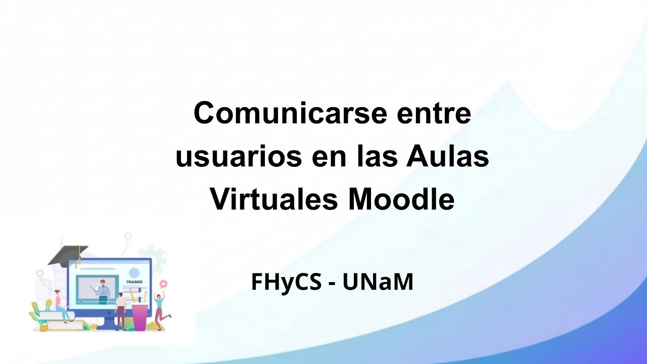 Comunicarse entre usuarios en las Aulas Virtuales Moodle