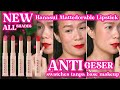 Hanasui mattedorable lipstick anti geser pigmented dibibir gelap 101  118 swatches  all shades