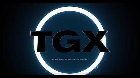 Dynacord TGX Series amplifiers - The flagship for live sound amplification