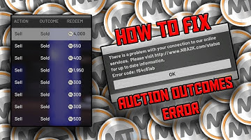 HOW TO FIX AUCTION OUTCOMES ERROR QUICK! NBA2K19 MyTeam