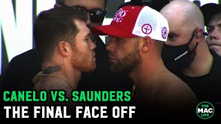 Canelo Alvarez vs. Billy Joe Saunders Final Face Off