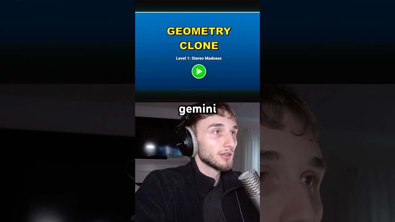 Gemini vs ChatGPT Make Geometry Dash From Scratch