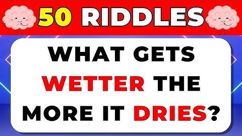 50 Genius Riddles & Brain Teasers 🧠🔥 | Hardest Logic Puzzle Quiz Ever 🤯🧩