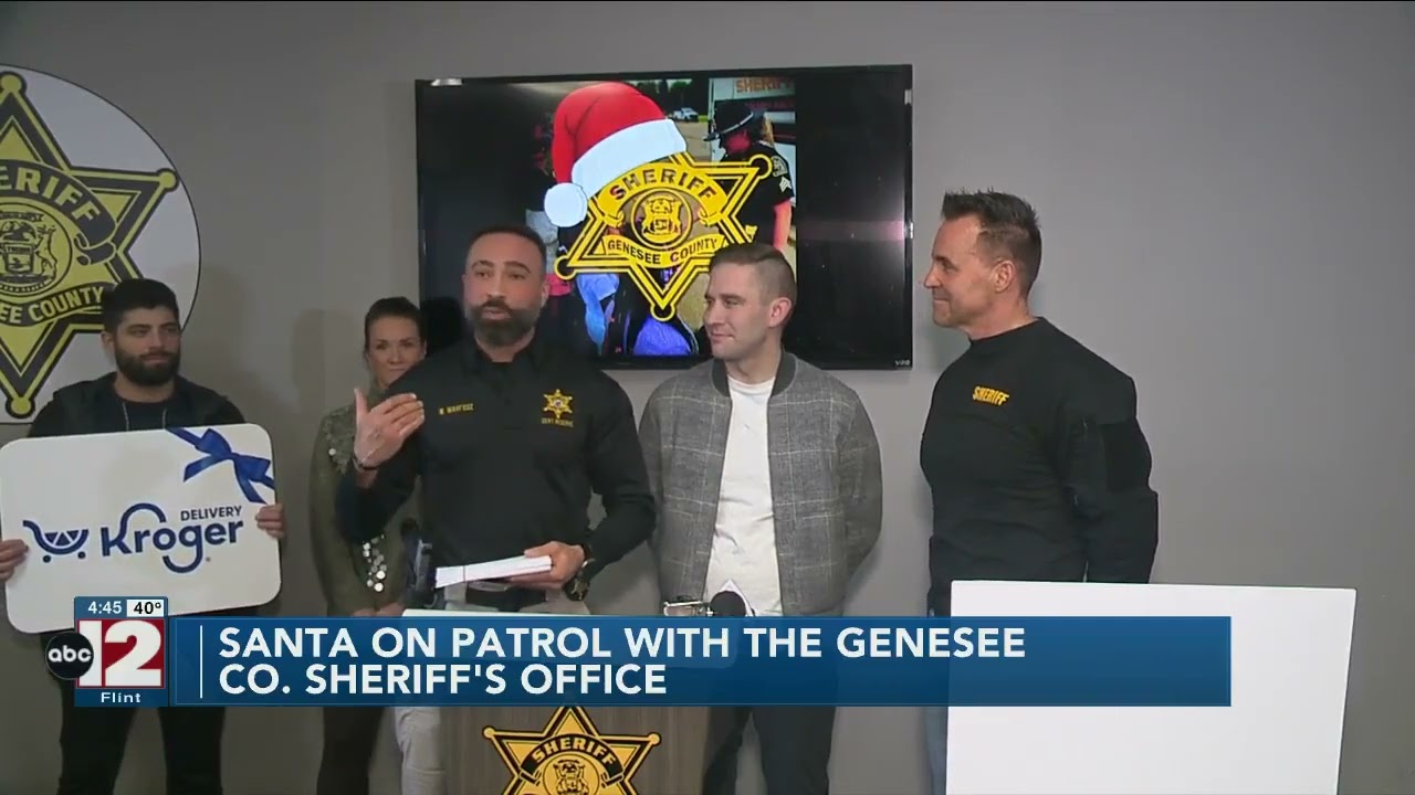 Genesee County Sheriff's Office handed out gifts during traffic stops Wednesday