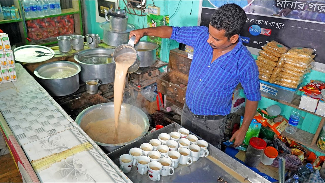 Magic Malai Milk Tea of Barishal | Bangladeshi Street Food
