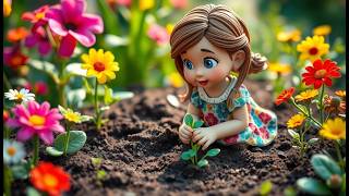 🌱 The Little Plant That Wouldn’t Grow! | Patience & Hard Work | #storytime  #kidsstory