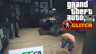 Getting into the locked tattoo parlor after the Lazlow scene (Reuniting the Family - GTA 5)