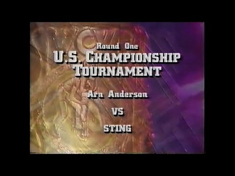 Sting Vs Arn Anderson Saturday Night April 22nd 1995