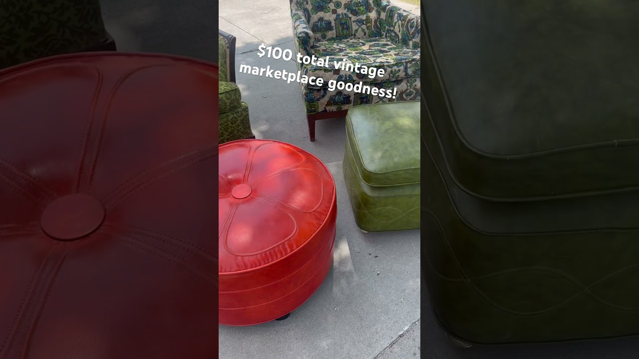 Vintage 1970’s Marketplace furniture! 