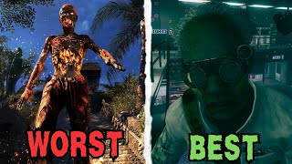 Every Black Ops 1 Zombies Map From WORST TO BEST!