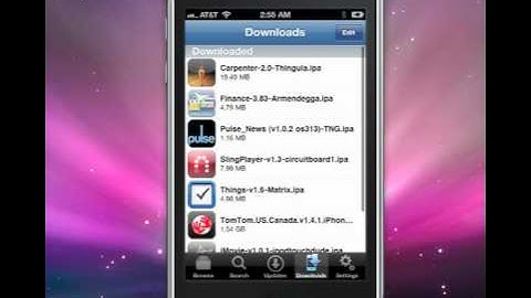 iPhone 4 Jailbreak in action Cydia, installous Comex