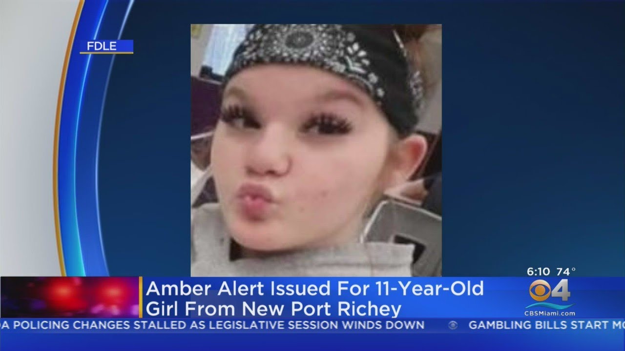 Amber Alert Issued For Pasco County Girl YouTube