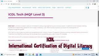 ICDL - International Certification of Digital Literacy - ICDL Tech