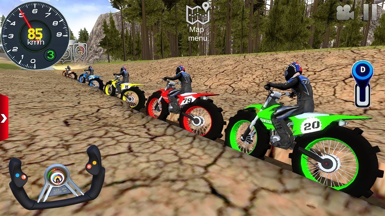 Motor Dirt Bikes driving Extreme Off-Road Multiplayer Game #2 - Offroad Outlaws Android ios Gameplay