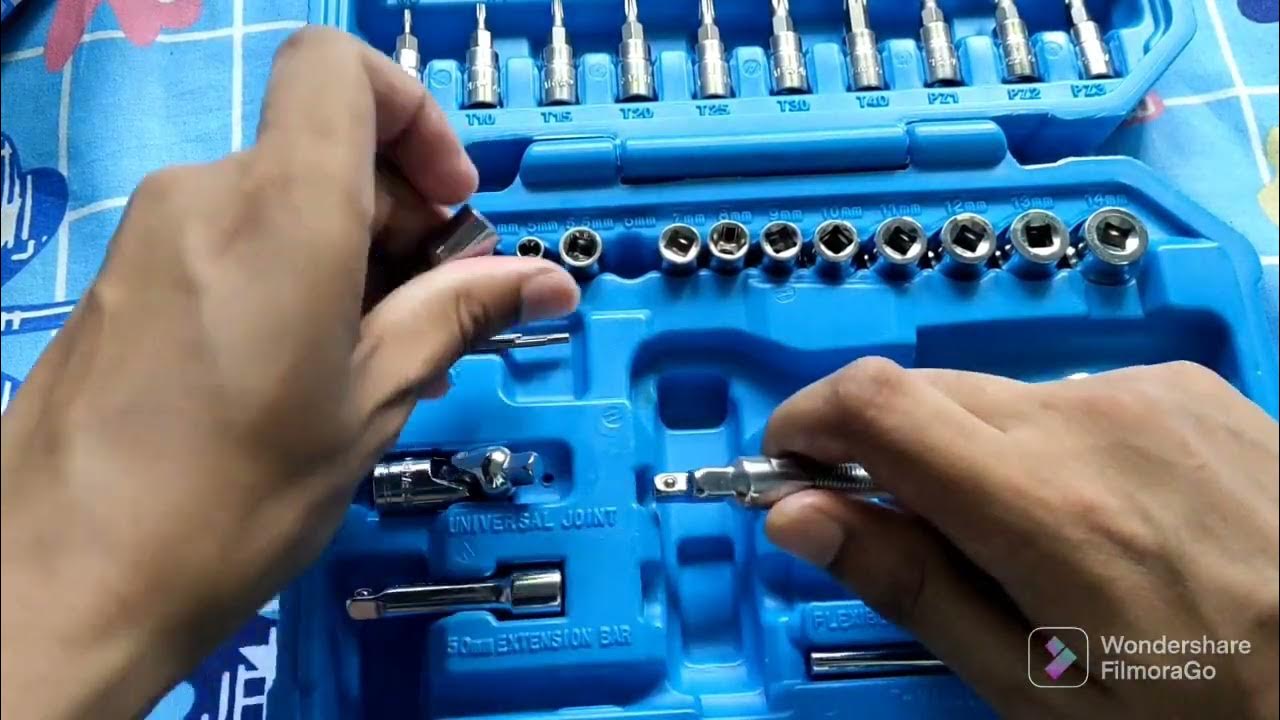 Unboxing & First Look Of TAPARIA SA46 Socket Set (Pack of 46) !!!Best