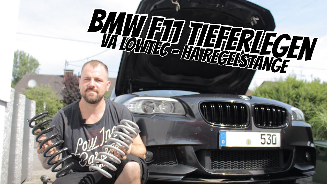BMW F11 tieferlegen mit Federn und Regelstange am Luftfahrwerk | 535d 530d 525d 520d 535i 528i 523i