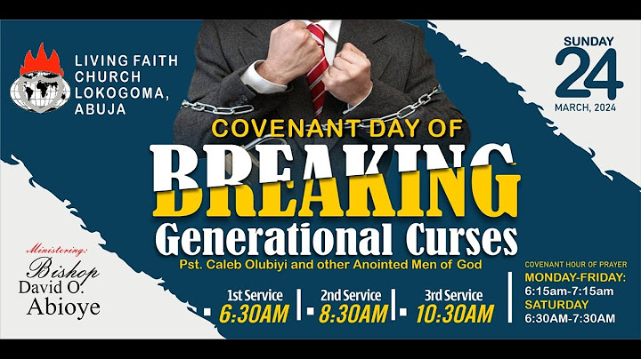 COVENANT DAY OF BREAKING GENERATIONAL CURSES SERVICE | LFC LOKOGOMA, FCT | 24TH MARCH, 2024