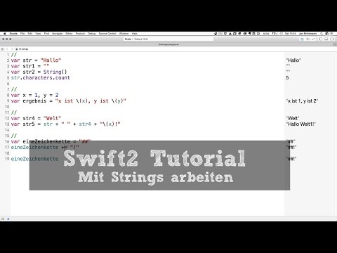 Swift2 Tutorial #11: Strings