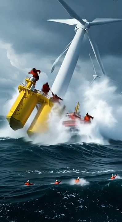 Tower Fall Down #northsea #waves #ocean #dangerous
